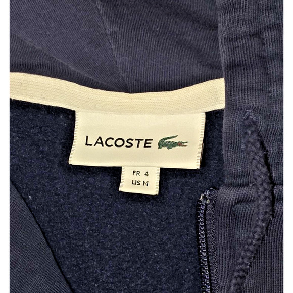 Lacoste Navy Full-Zip Hoodie - Picture 7 of 7